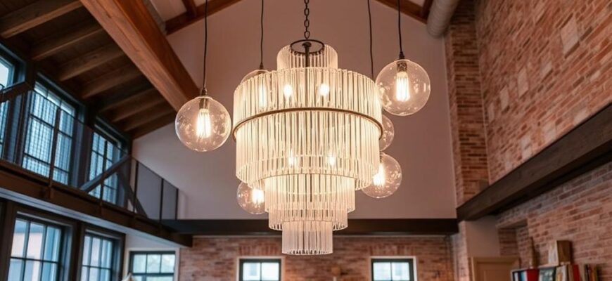 Люстры Loft IT для интерьера лофт: как выбрать, вписать и оживить пространство